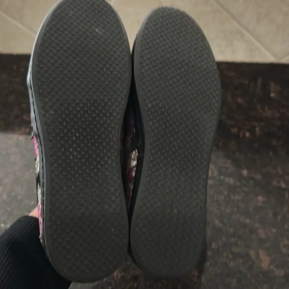 TOMS Alaprgata Leather Wrap : Black Metallic Floral Brocade W8 - Picture 6 of 13